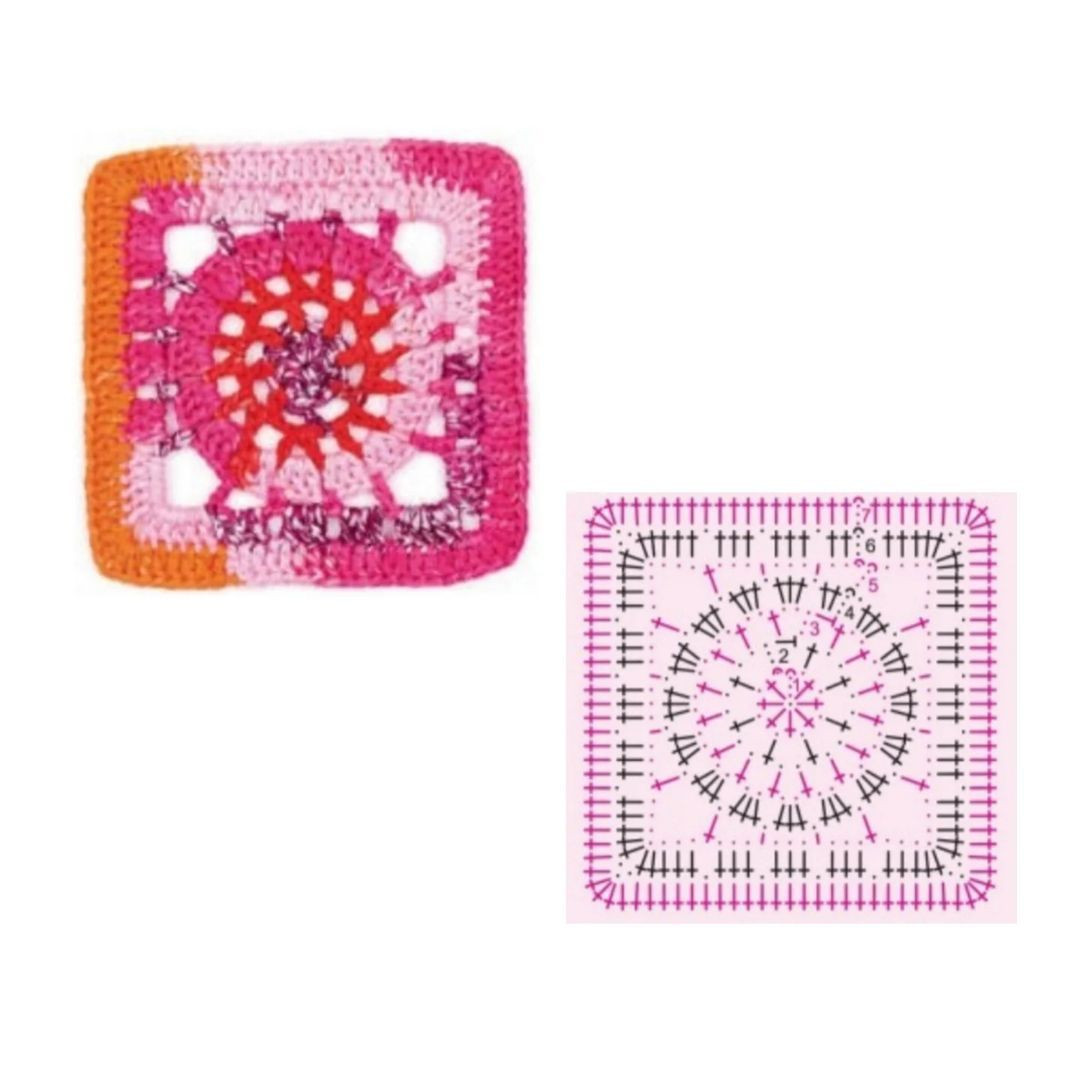 Colorful Granny Square Crochet Pattern for Beginners