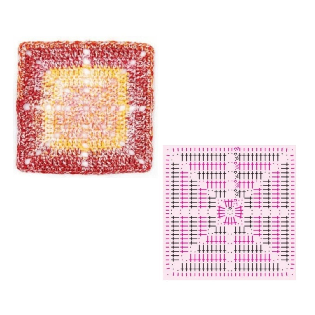 Colorful Granny Square Crochet Pattern for Beginners