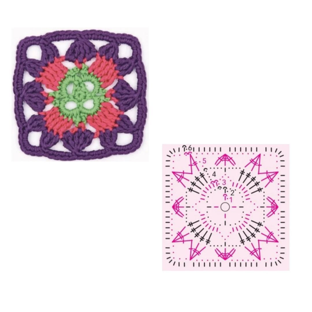 Colorful Granny Square Crochet Pattern for Beginners