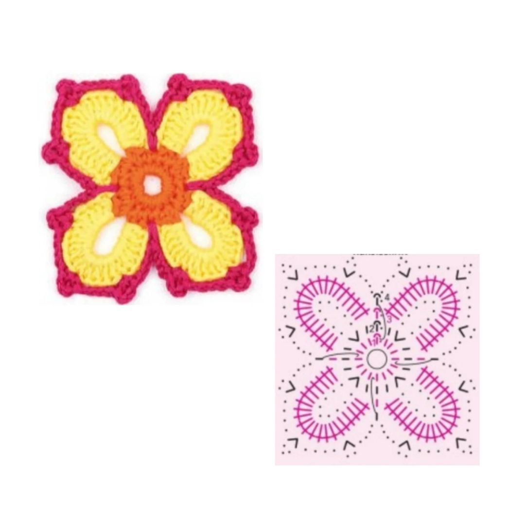 Colorful Granny Square Crochet Pattern for Beginners