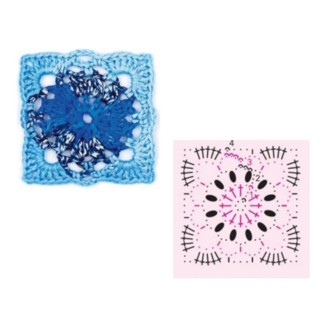 Colorful Granny Square Crochet Pattern for Beginners