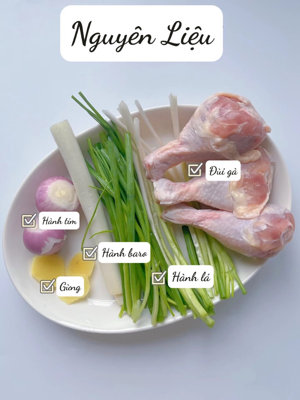 Cơm Gà Thơm Lừng Hành Lá Cho Bé Yêu