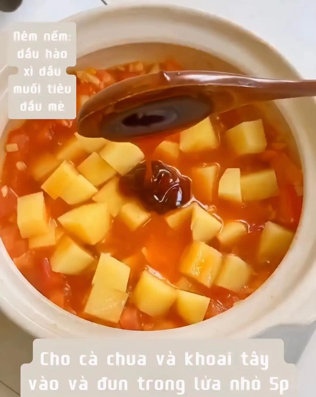 Cơm Lười Thịt Bò Khoai Tây Ngon Ngọt Tiện Lợi