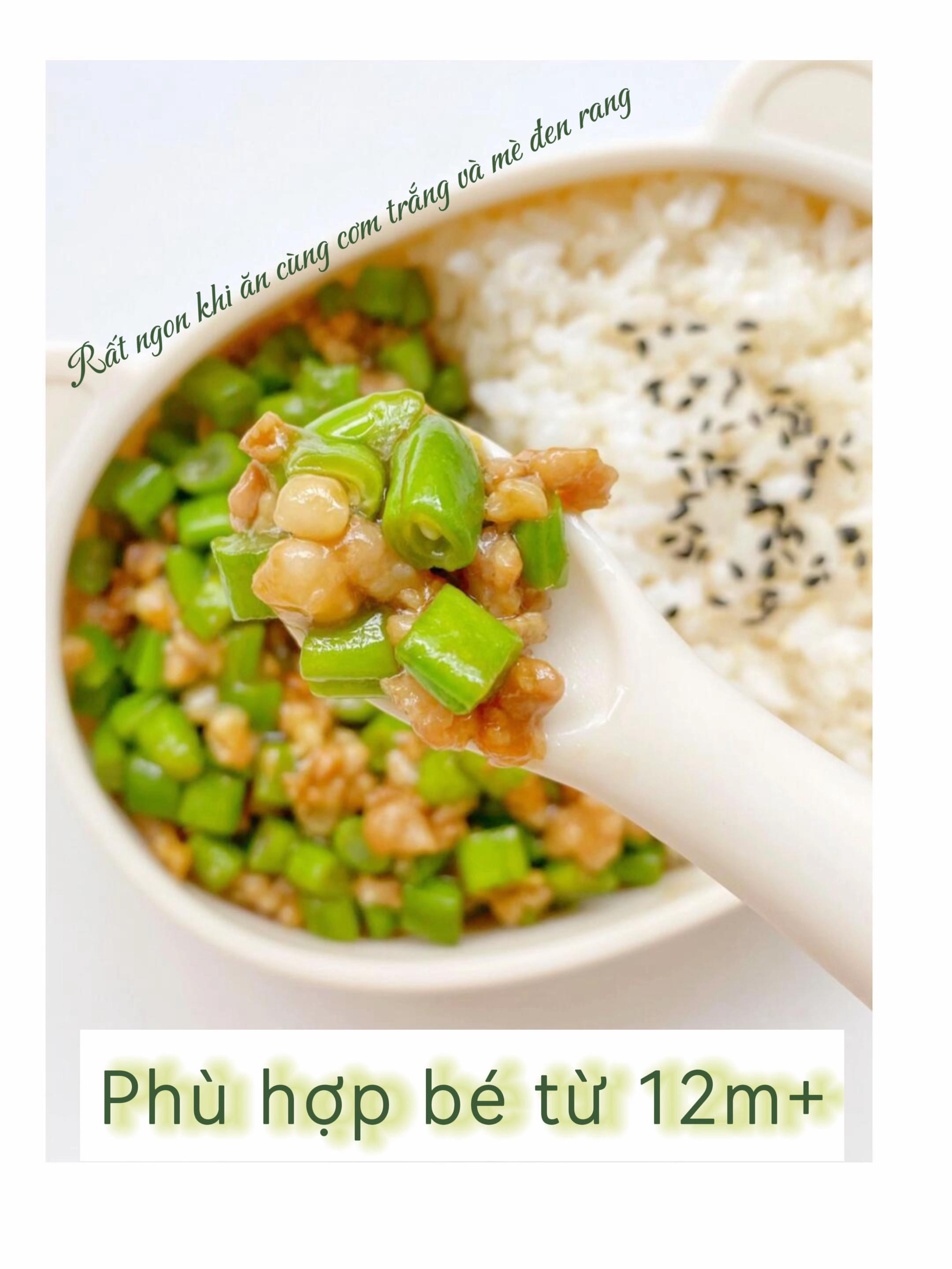 Cơm Thịt Heo Xào Đậu Giòn Ngon Đậm Đà