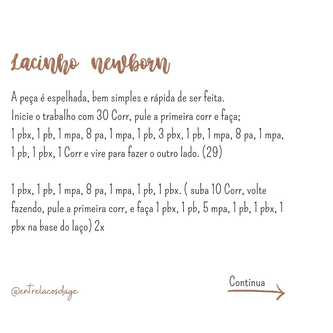 Como fazer um laço de crochê passo a passo fácil