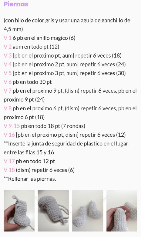 Conejito de amigurumi con corona de flores para principiantes