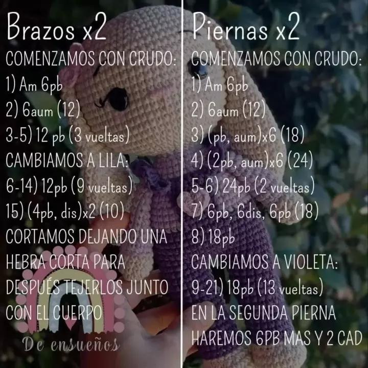 Conejito de crochet con corazón en el pecho, ideal para regalar