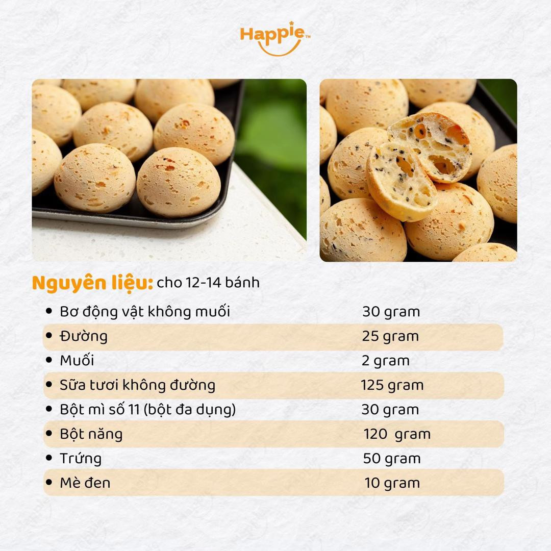 CÔNG THỨC LÀM BÁNH MÌ MÈ ĐEN