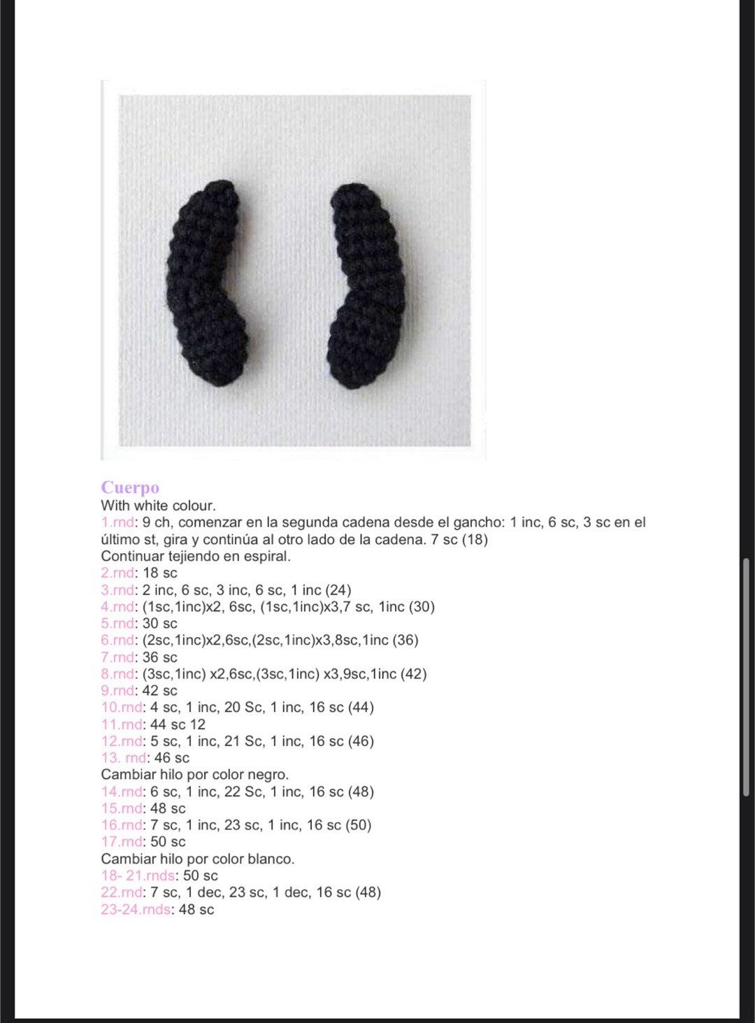 Crea tu propio panda amigurumi con este patrón gratuito