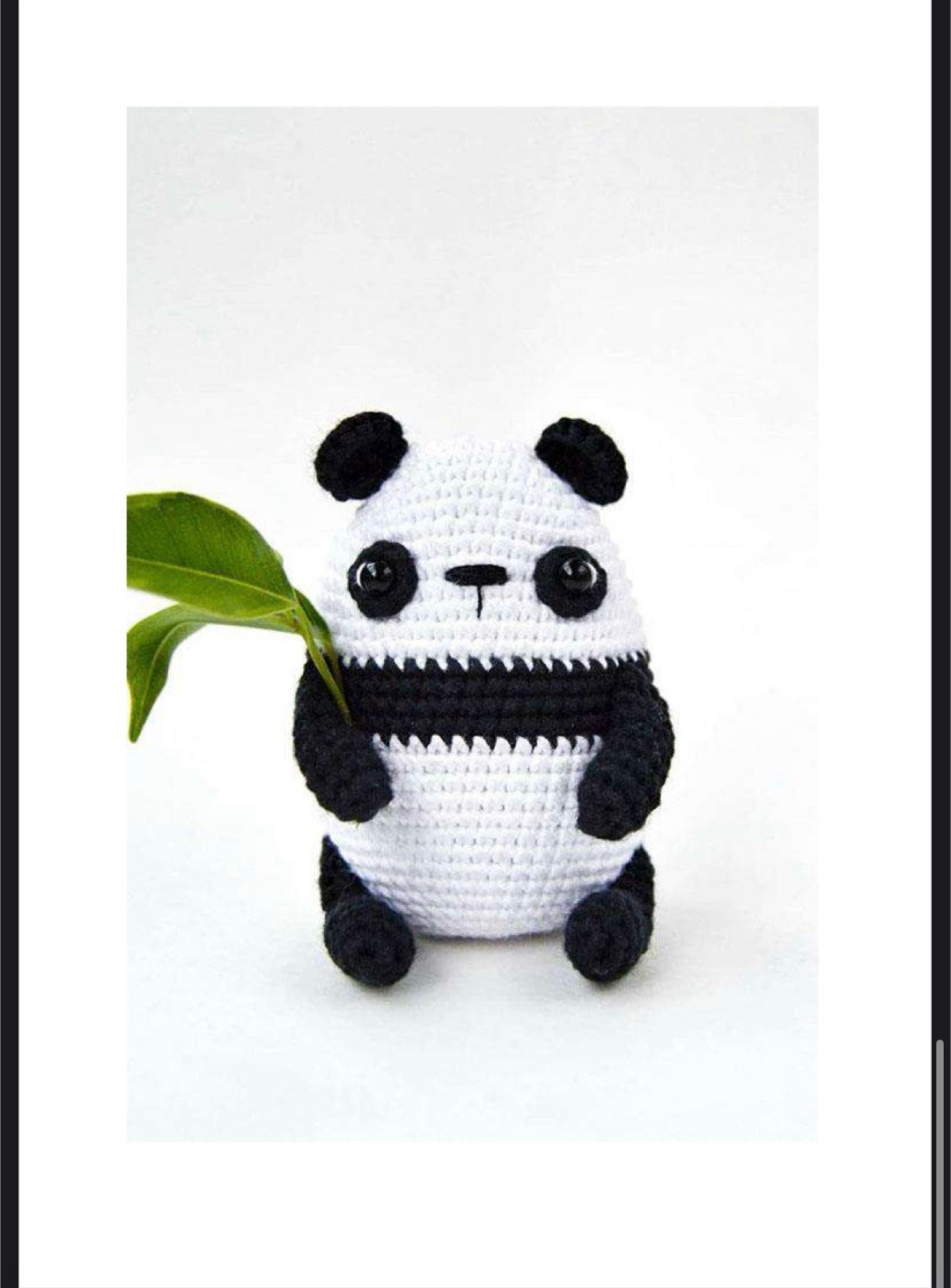 Crea tu propio panda amigurumi con este patrón gratuito