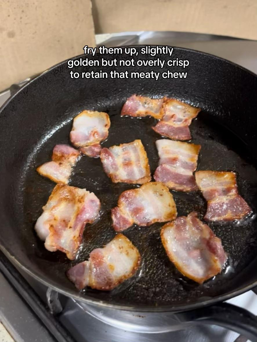 Creamy Bacon Mentaiko Udon Carbonara Delight