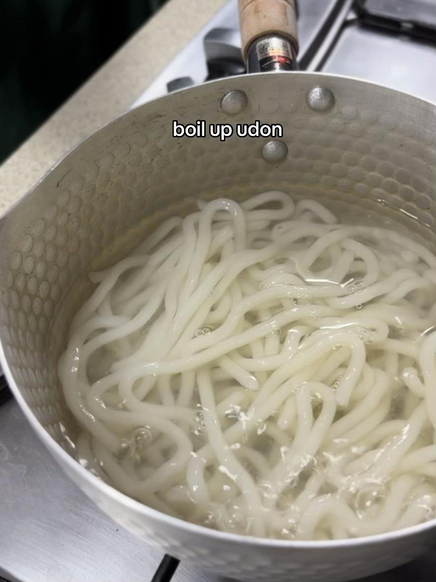 Creamy Bacon Mentaiko Udon Carbonara Delight