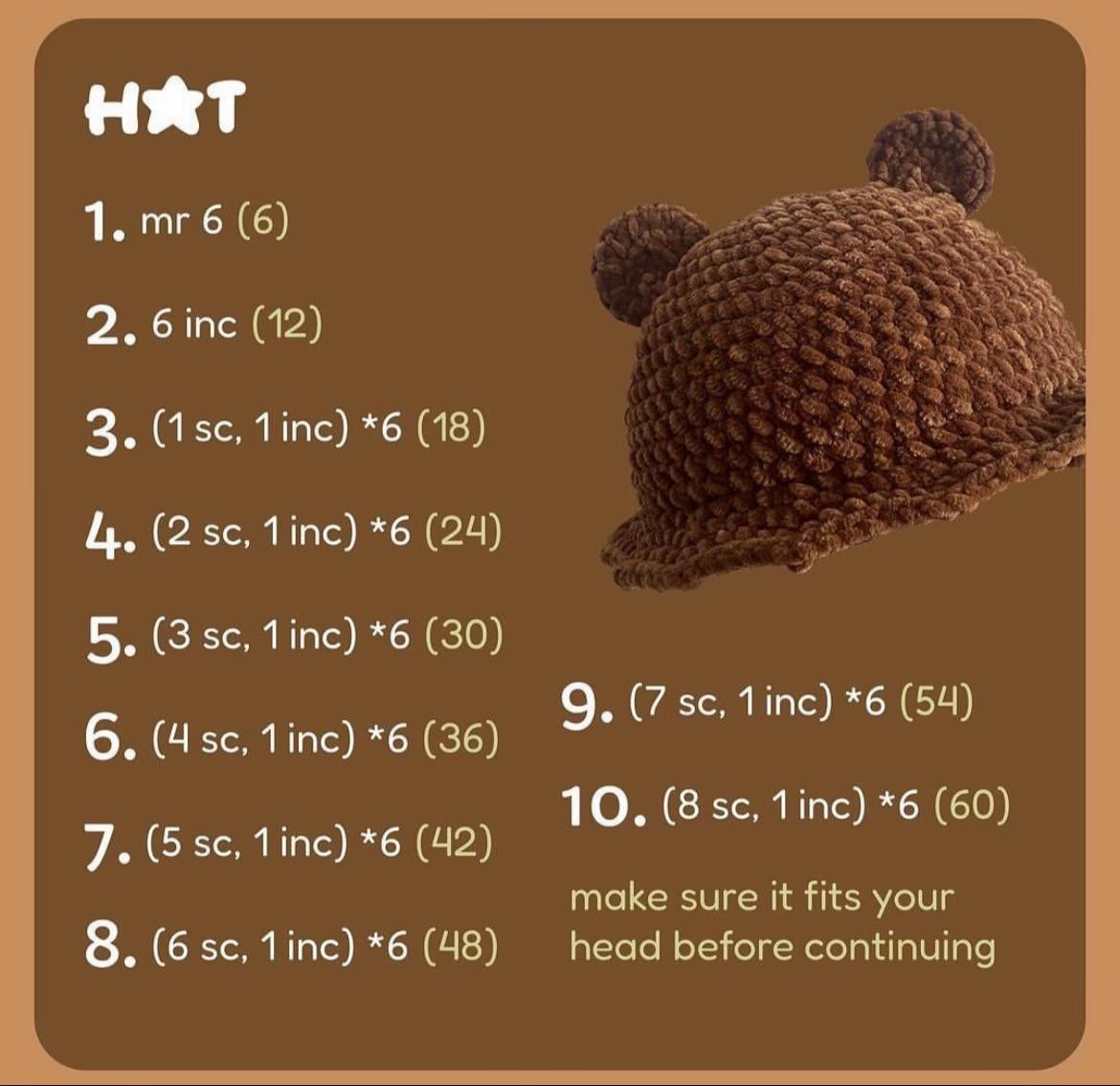 Create Your Own Adorable Teddy Bear Crochet Hat Pattern