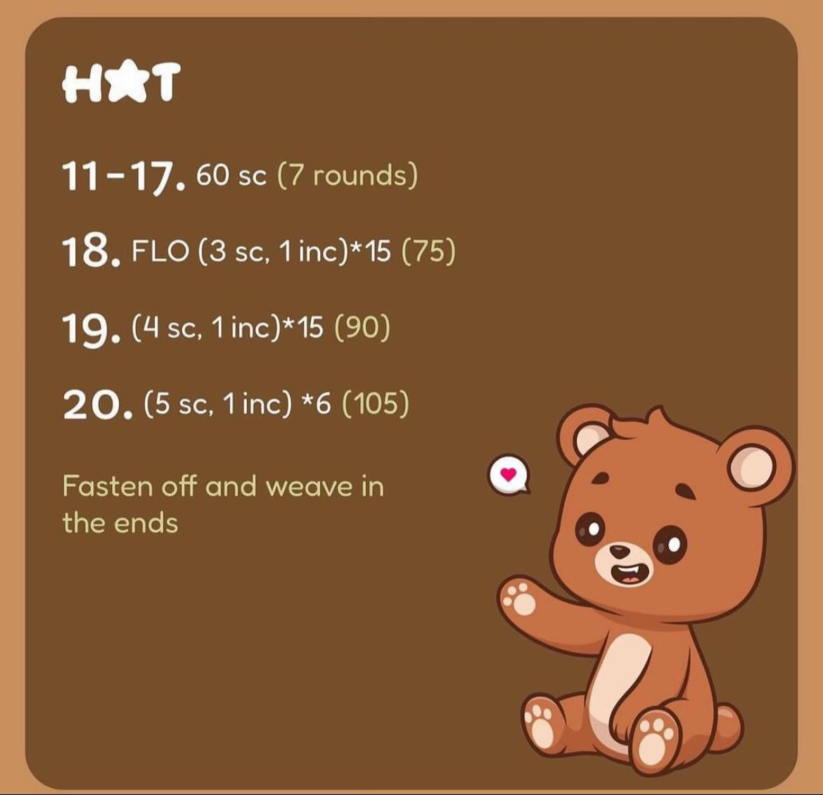 Create Your Own Adorable Teddy Bear Crochet Hat Pattern
