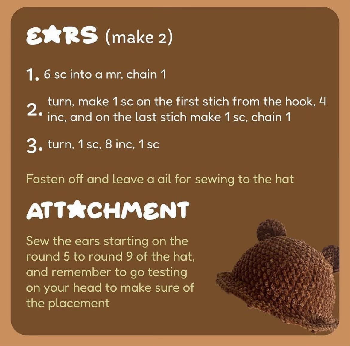 Create Your Own Adorable Teddy Bear Crochet Hat Pattern