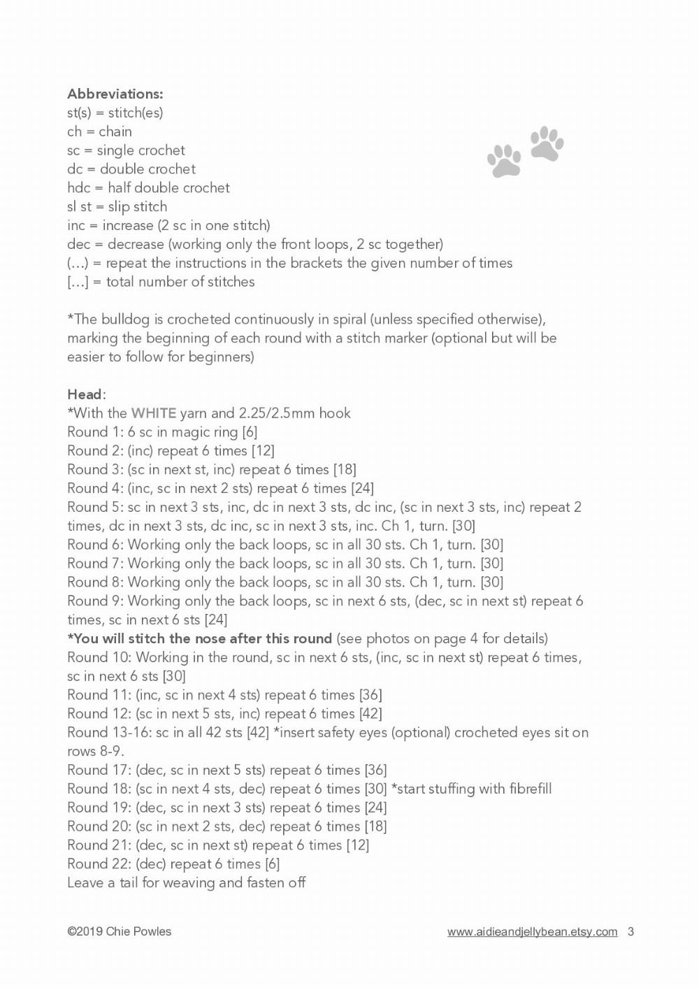 Create Your Own Bruno the Bulldog with This Crochet Pattern