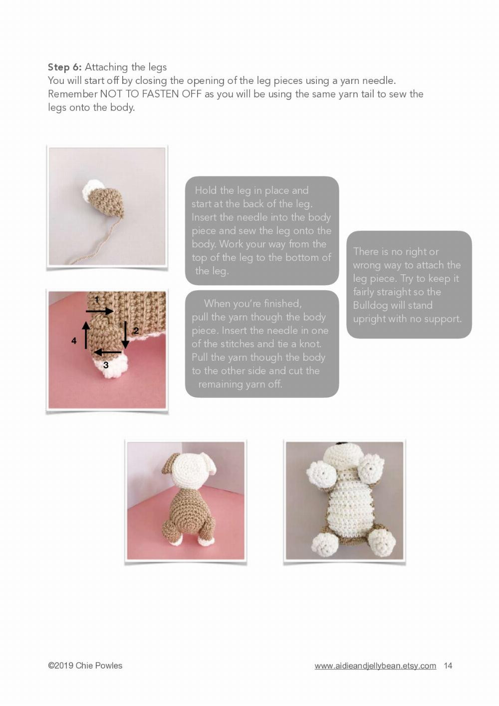 Create Your Own Bruno the Bulldog with This Crochet Pattern