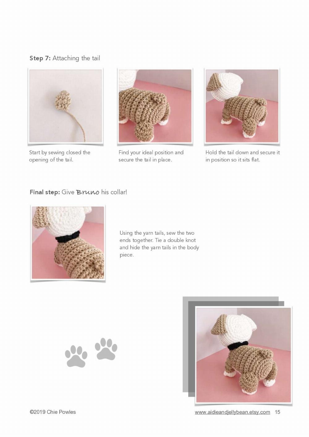 Create Your Own Bruno the Bulldog with This Crochet Pattern