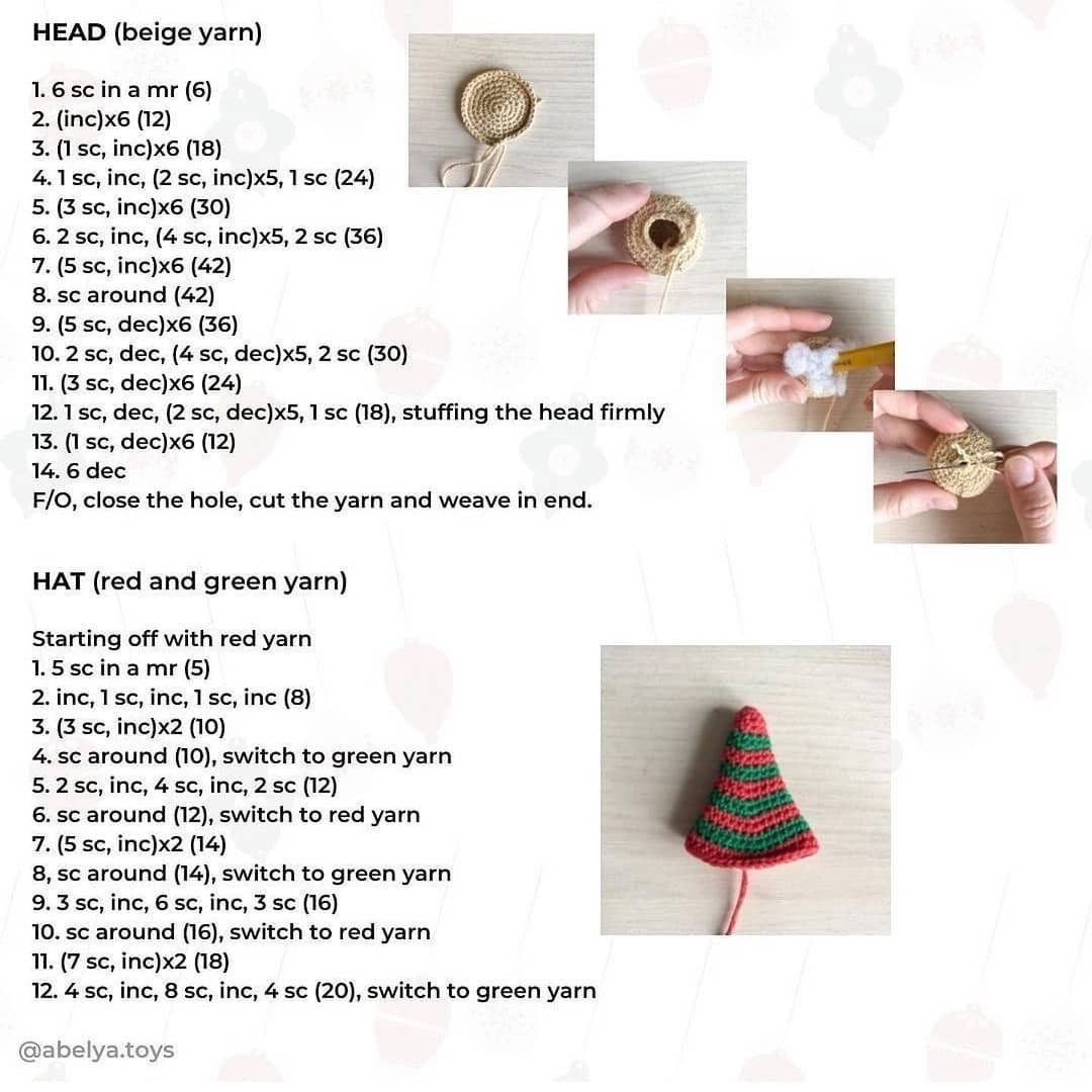 Create Your Own Festive Christmas Gnome with This Free Crochet Pattern