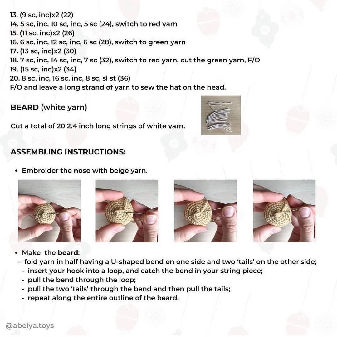 Create Your Own Festive Christmas Gnome with This Free Crochet Pattern