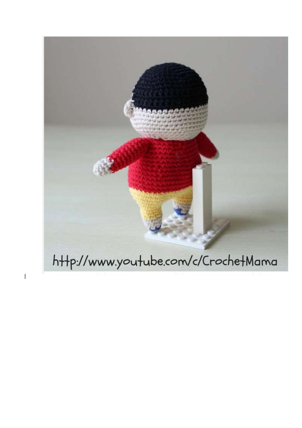 Crochet Amigurumi Shin Chan Tutorial & Pattern