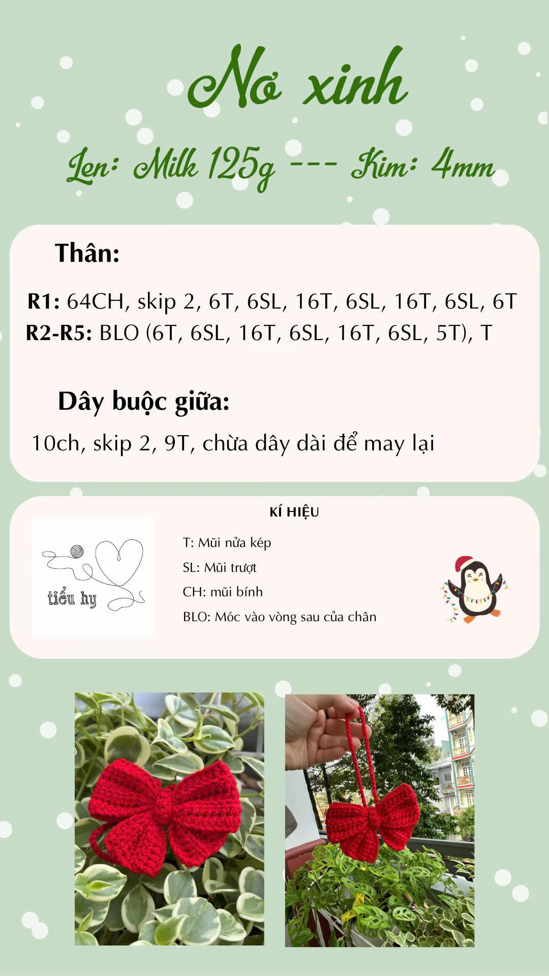 Crochet Bow Pattern: Create a Beautiful Red Bow Step by Step