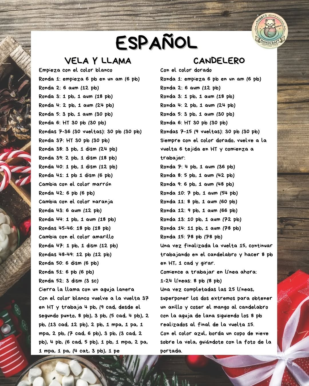 Crochet Candle Pattern for Cozy Home Decor