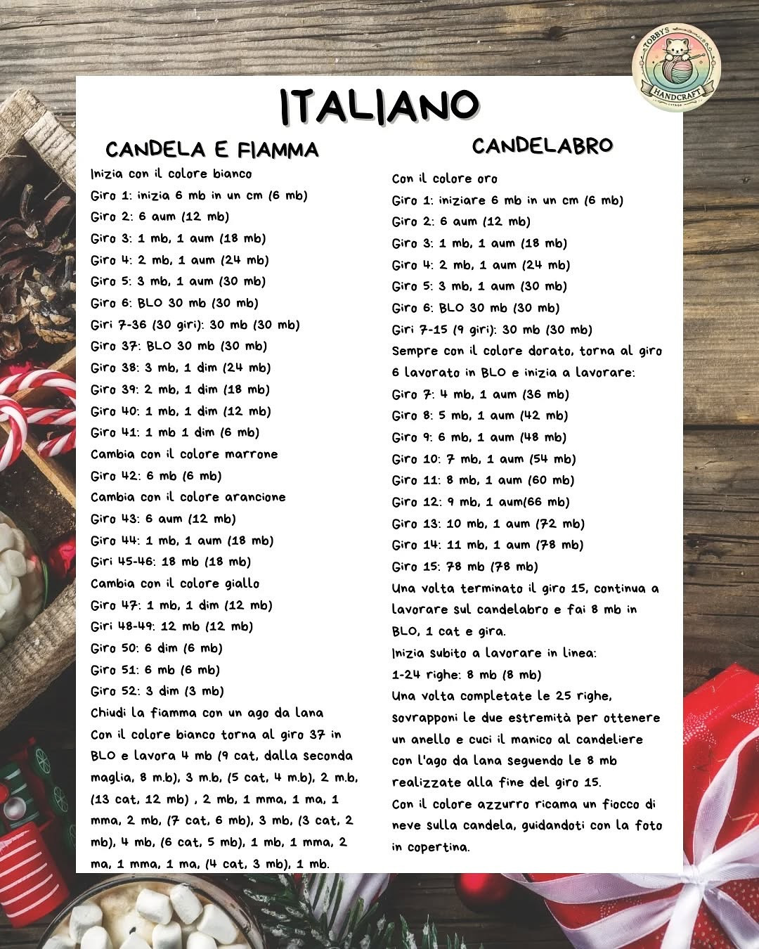 Crochet Candle Pattern for Cozy Home Decor