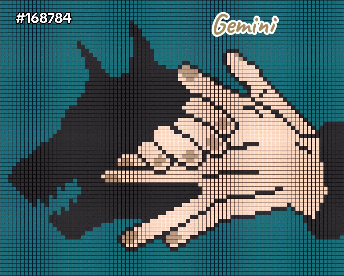 Crochet Chart: Cozy Cat with Wine and a Bottle