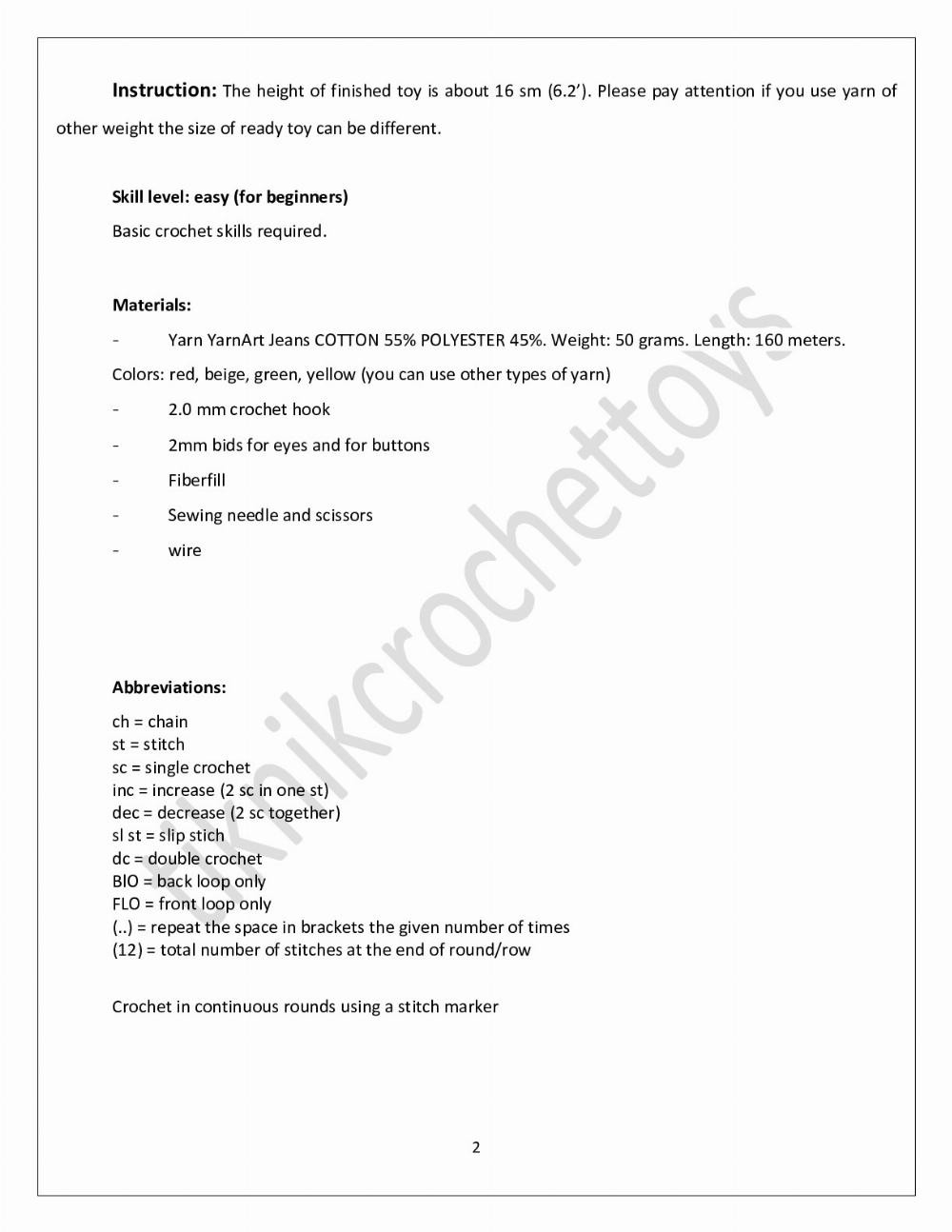 Crochet Christmas Elf Amigurumi Ornament Pattern for Festive Decorations