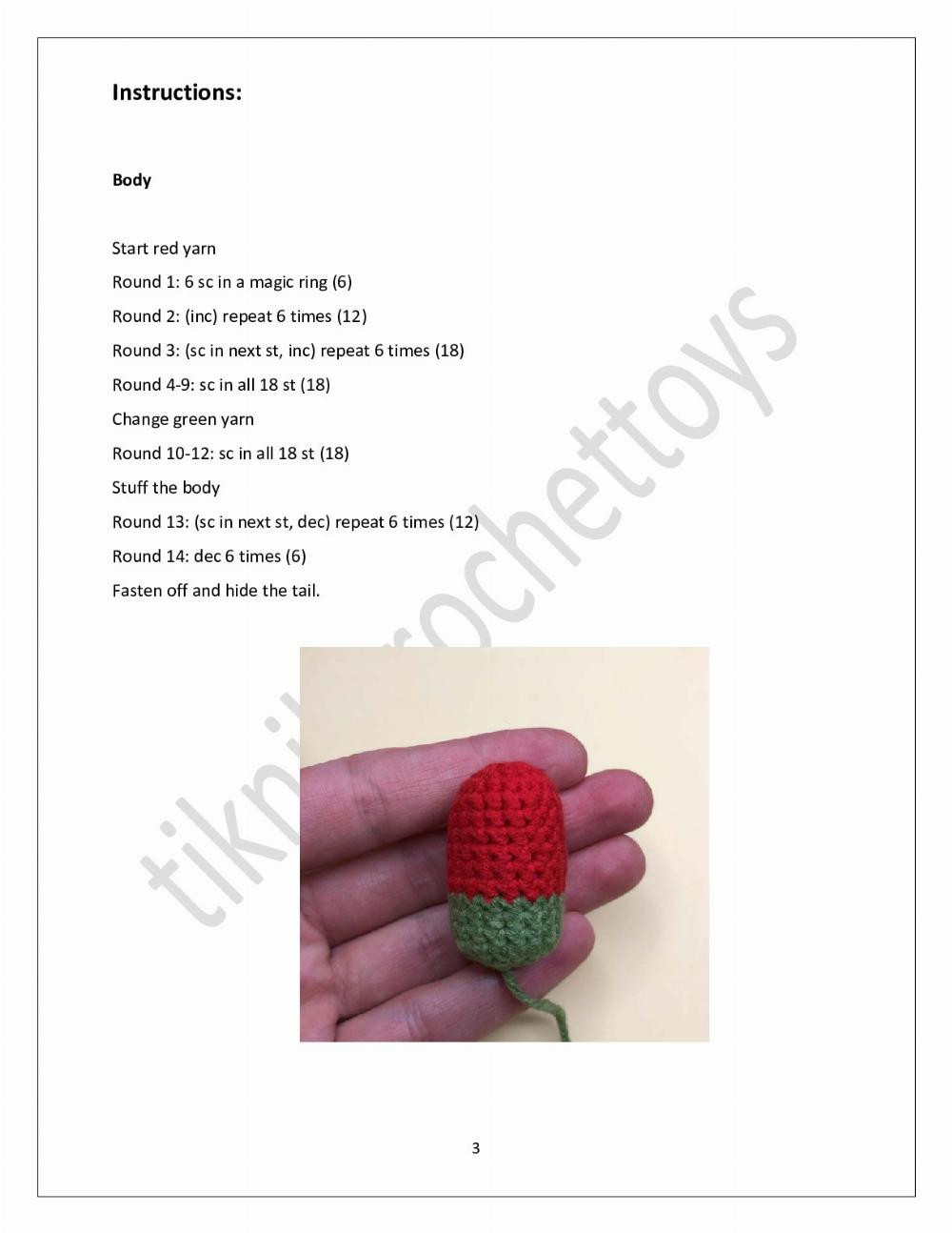 Crochet Christmas Elf Amigurumi Ornament Pattern for Festive Decorations