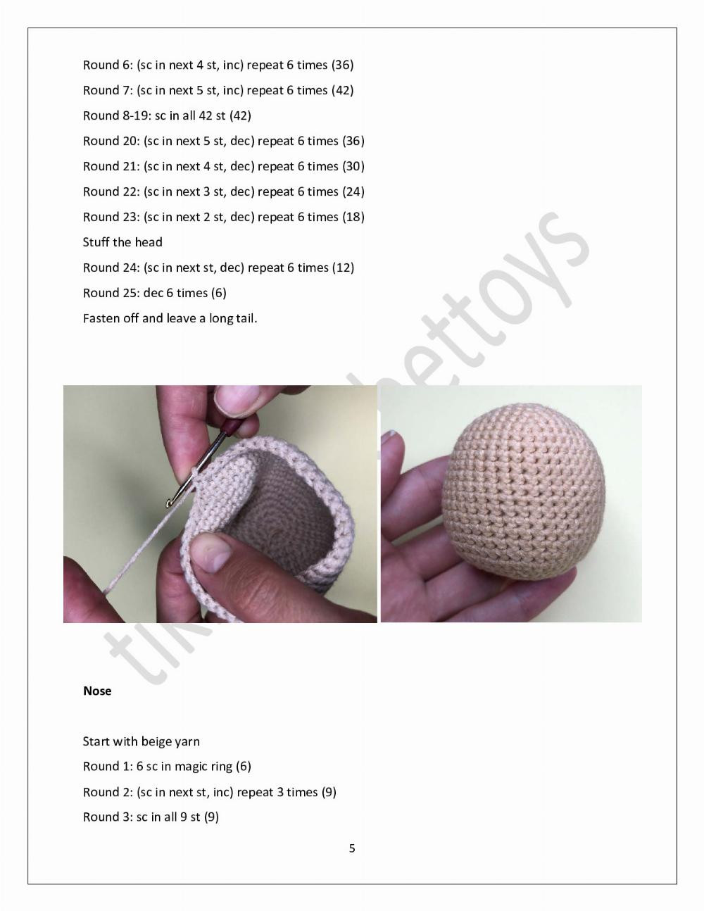 Crochet Christmas Elf Amigurumi Ornament Pattern for Festive Decorations