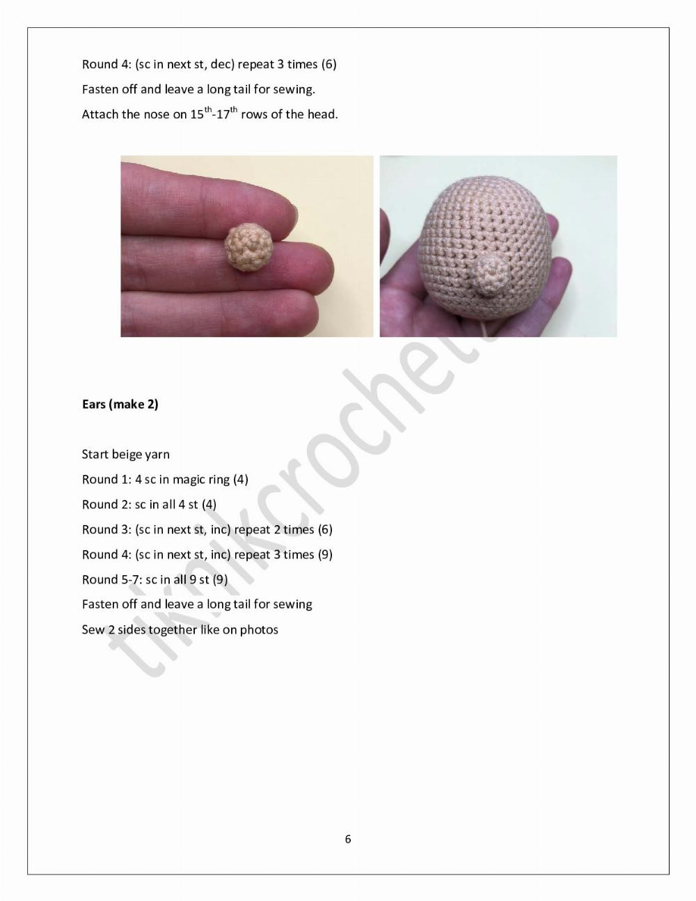 Crochet Christmas Elf Amigurumi Ornament Pattern for Festive Decorations