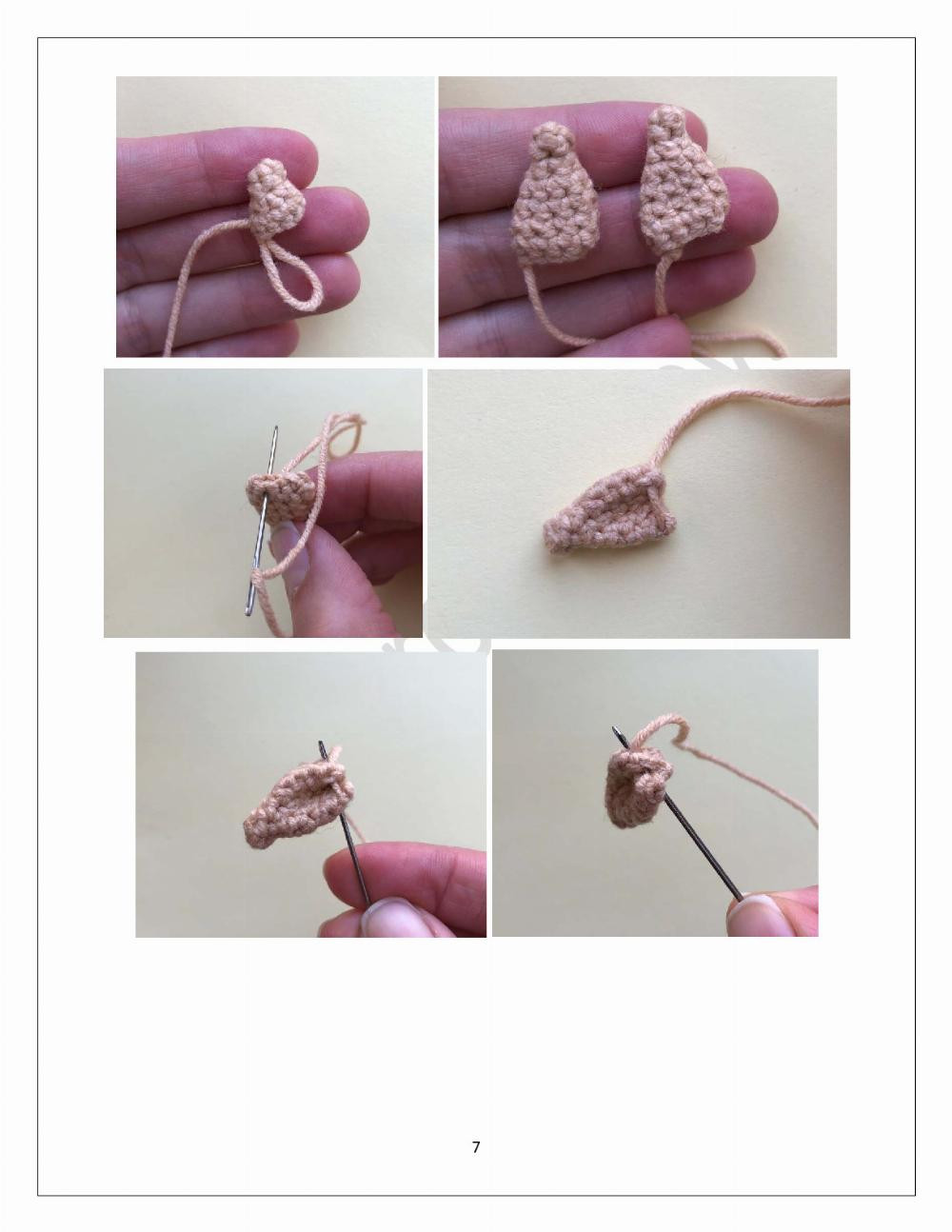 Crochet Christmas Elf Amigurumi Ornament Pattern for Festive Decorations