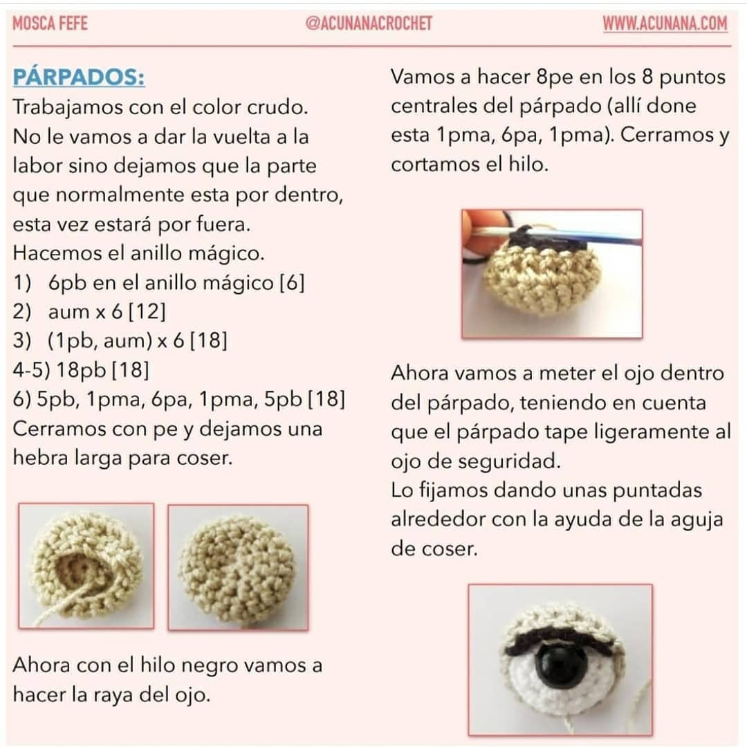 Crochet Cute Cartoon Character with Bowtie Free Pattern