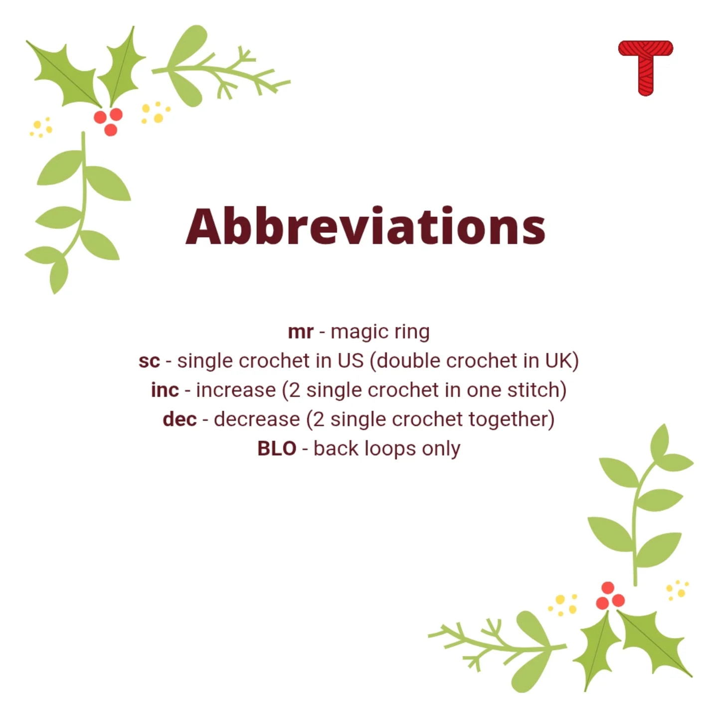 Crochet Drum Christmas Ornament Pattern - Free and Easy Tutorial