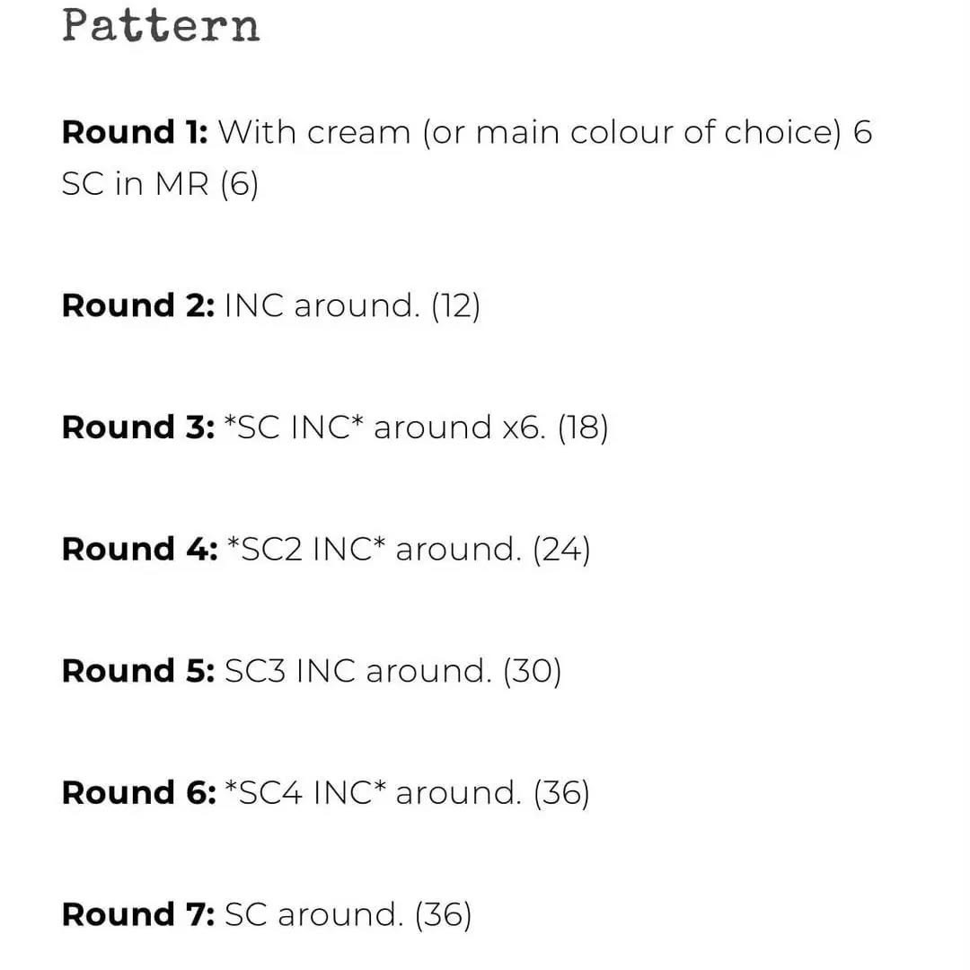 Crochet Dumpling Amigurumi Pattern for Beginners