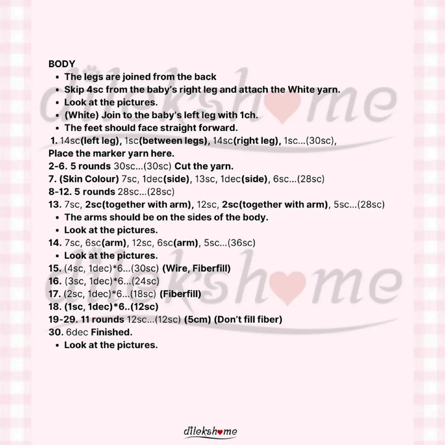 Crochet Esmerella Doll Free Pattern - Last Part Tutorial