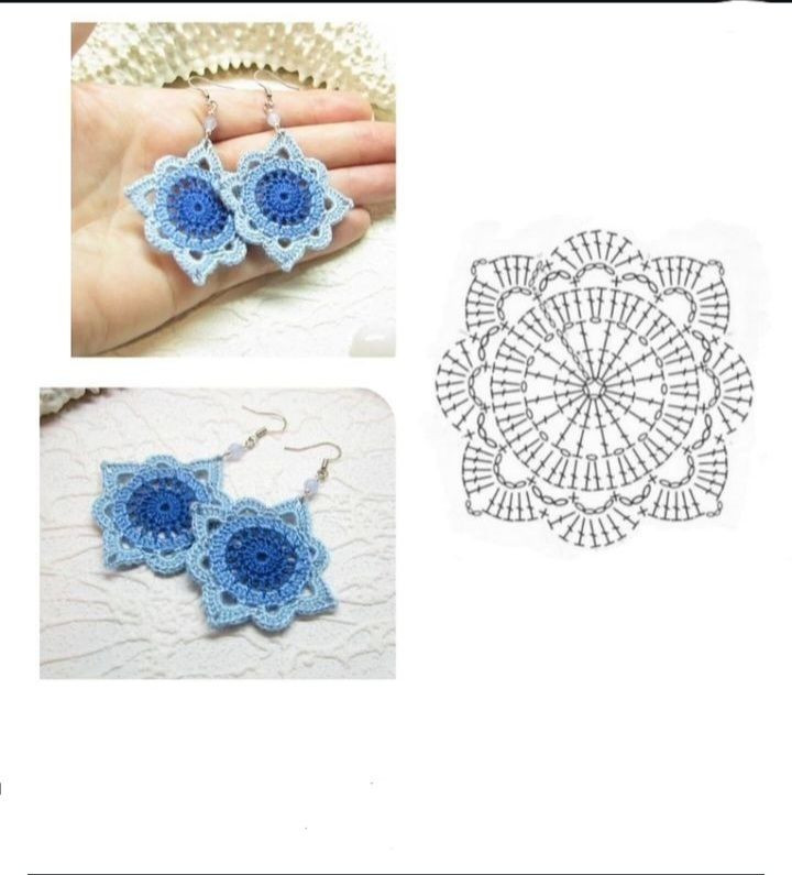 Crochet Flower Earrings Pattern: Elegant and Easy DIY Accessory