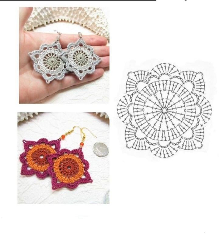 Crochet Flower Earrings Pattern: Elegant and Easy DIY Accessory