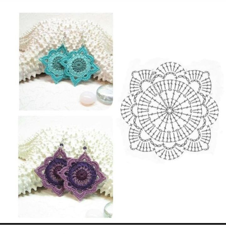 Crochet Flower Earrings Pattern: Elegant and Easy DIY Accessory