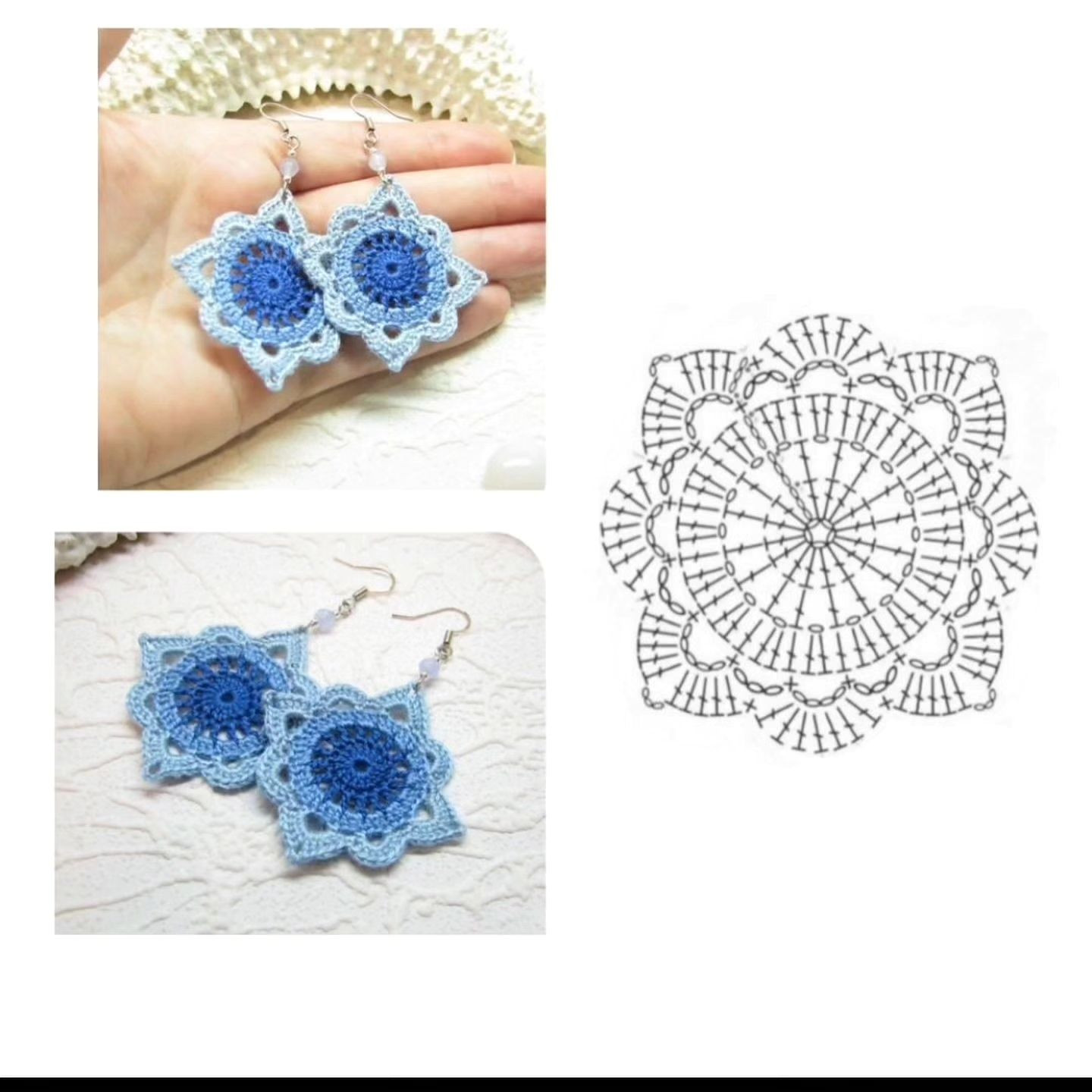 Crochet Flower Earrings Pattern: Elegant and Easy DIY Accessory