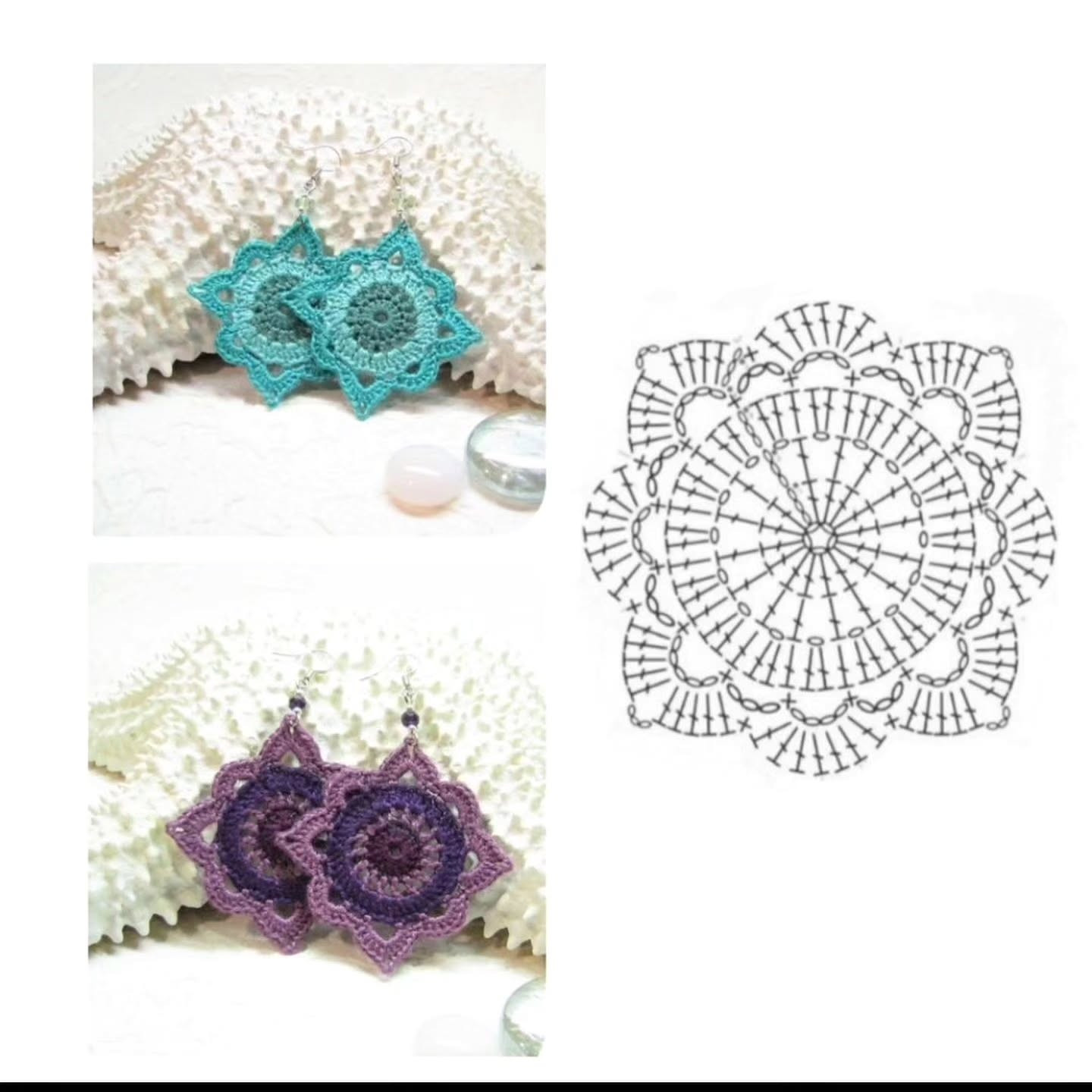 Crochet Flower Earrings Pattern: Elegant and Easy DIY Accessory
