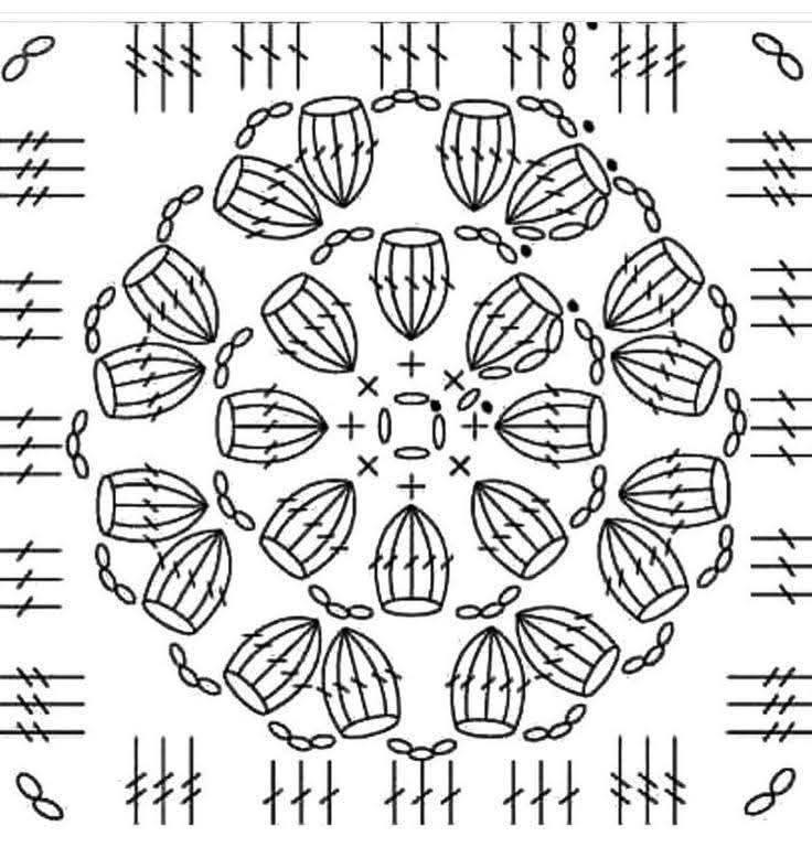 Crochet Flower Mandala Pattern for Beginners