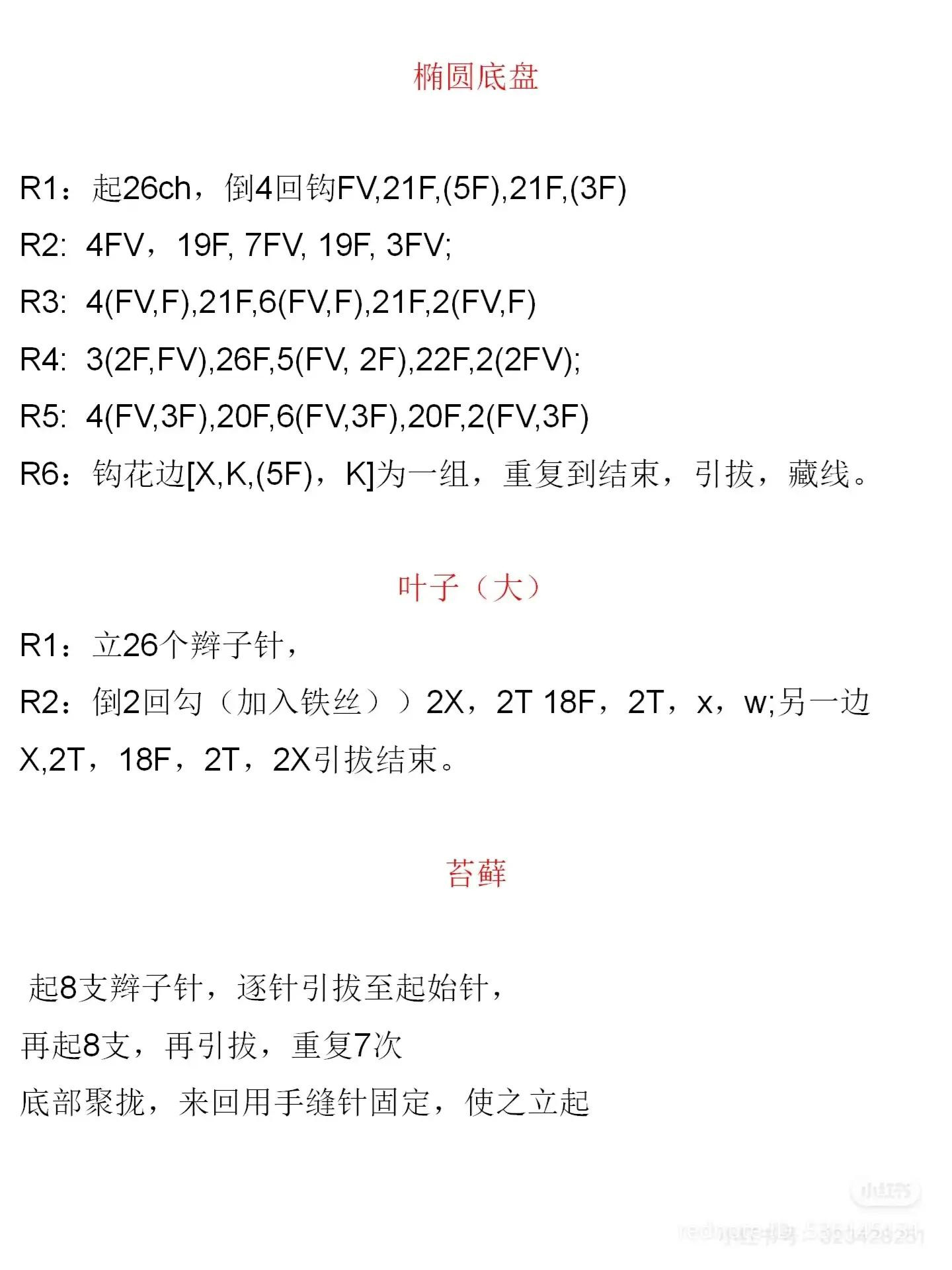 Crochet Forest Scene with Mushrooms and Pine Cones