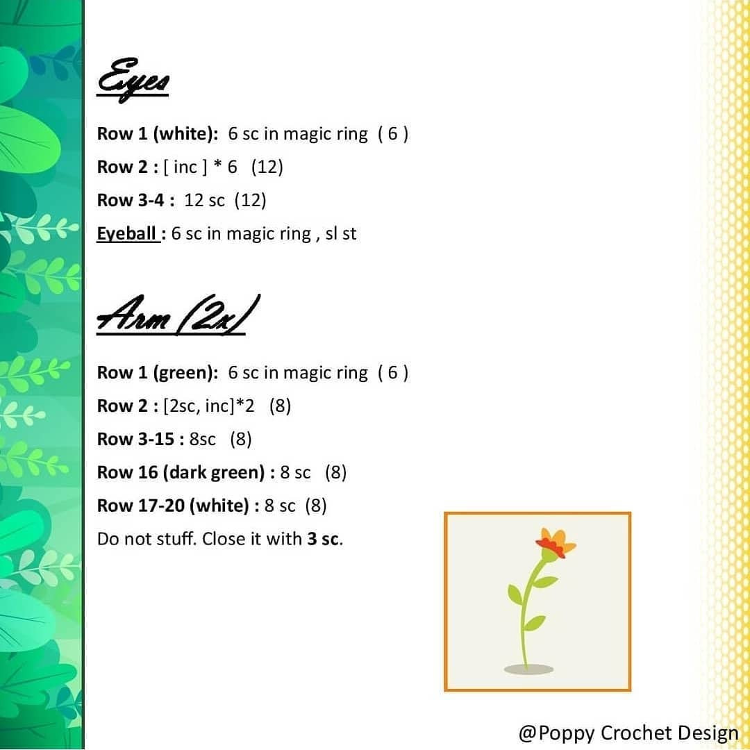 Crochet Frog Doll with Striped Legs and Cute Skirt