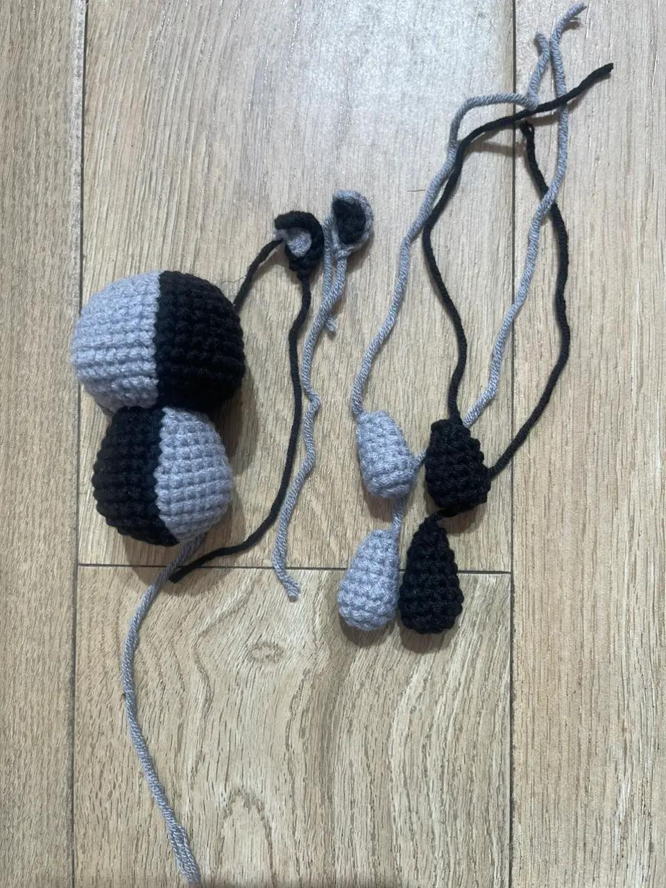 Crochet Gothic Teddy Bear Amigurumi Pattern