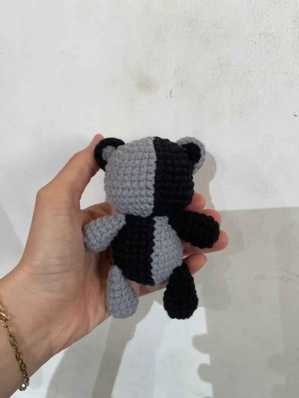 Crochet Gothic Teddy Bear Amigurumi Pattern