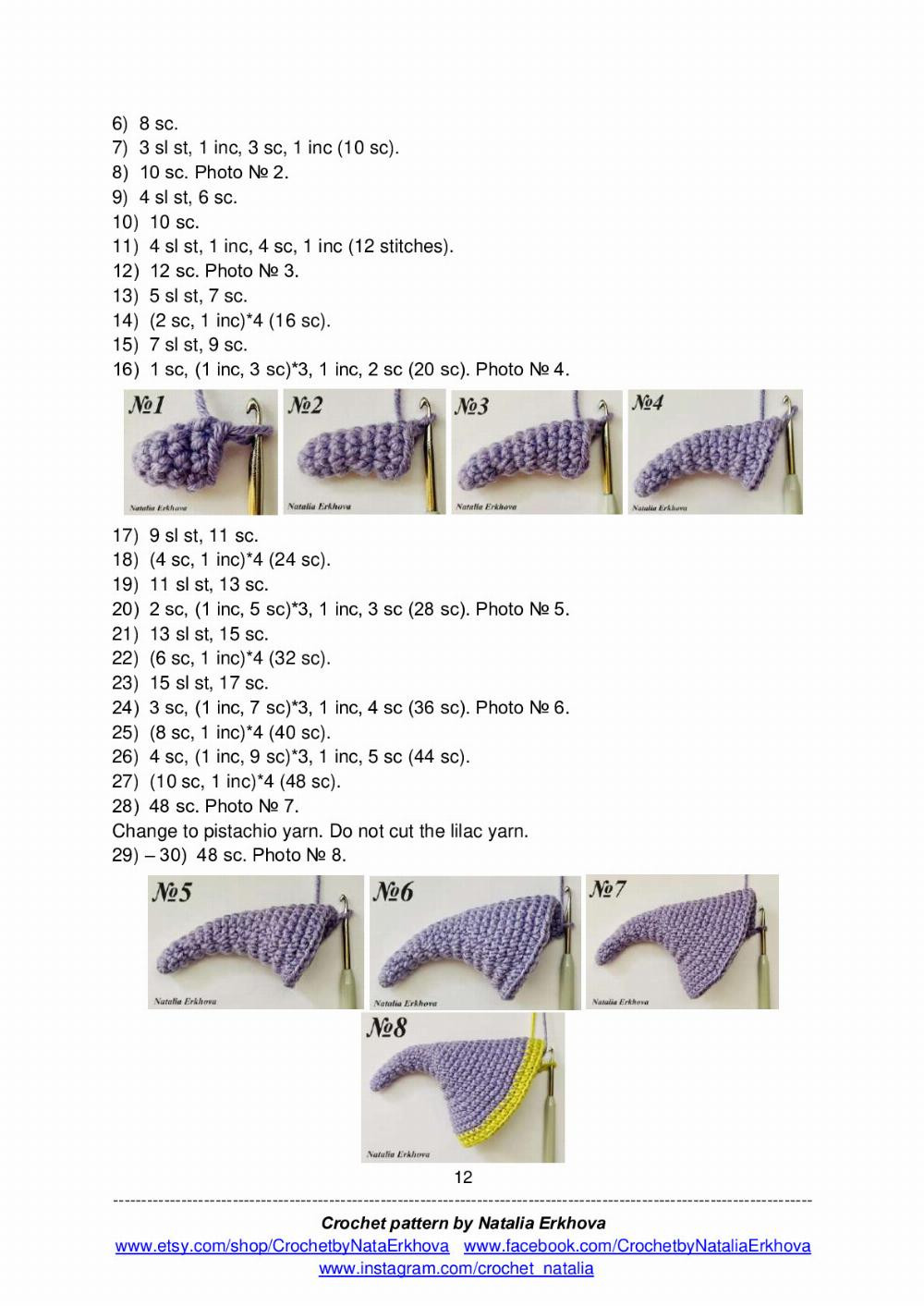 Crochet Halloween Pumpkin with Witch Hat Pattern by Natalia Erkhova