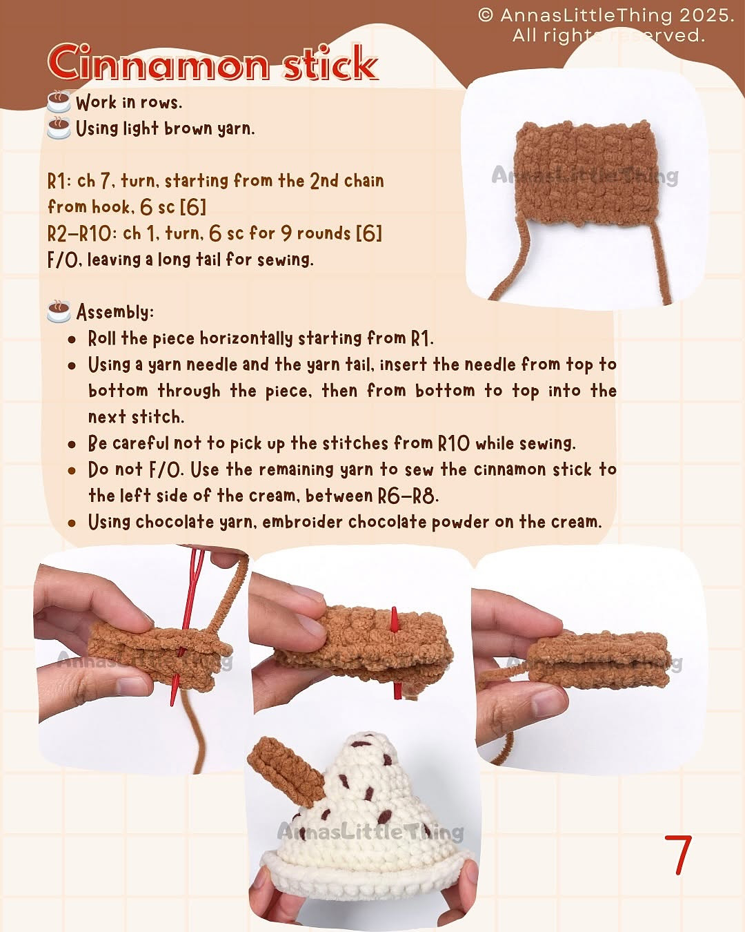 Crochet Hot Chocolate Cat Pattern Release with Free Low Sew Instructions